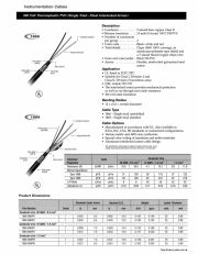 Dekoron-1866 300V Thermoplastic FR-PVC SWA (Single Triad-Steel Interlocked Armor)鎧裝Triad儀表控制線