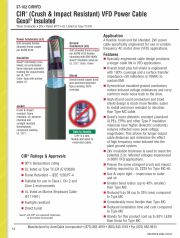 Amer-37-102VFD Gexol® Insulated 37-102 CIRVFD • 2000 Volts • Crush & Impact Resistant VFD Power Cable 3芯 柔性起重機, 吊車等防 撞擊,壓碎 變頻馬達用線產品圖