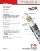 Radix-TMMG Mudgun 250 PTFE Mica Tape/Fiberglass Braid/Braided Stainless 250°C  600 V (22 AWG – 2 AWG) 多芯鍍鎳鐵氟龍雲母帶+玻璃絲編織+不鏽鋼編織鎧裝高溫控制電纜線產品圖