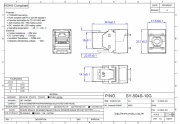 SY-504S-10G STP CAT6A-10G 遮蔽式免工具模組180° CAT6A-10G shielded keystone jack產品圖