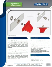 Carlisle-FlightGear™ Blind Mate Antenna Connector (N, TNC, and BNC) -65°C to +150°C DC to 11 GHz FlightGear的™盲配天線連接器