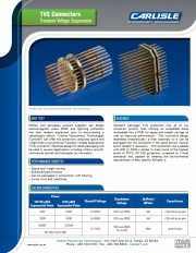 Carlisle-TVS - Transient Voltage Suppression Connectors TVS - 瞬態電壓抑制連接器產品圖