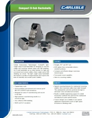 Carlisle-D-Sub Connector Backshells D-Sub連接器後背殼-接頭配件
