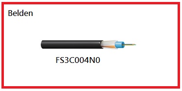 BELDEN-FS3C004N0 Outdoor Central Loose Tube OM3 4 Fiber