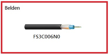 BELDEN-FS3C006N0 Outdoor Central Loose Tube OM3 6 Fiber