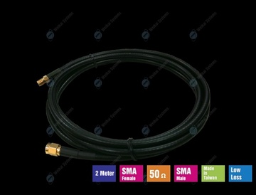 LC-2022 Low Loss SMA (公) 對 SMA (母) / 2米 無線訊號專用的低線損天線延伸連接線產品圖