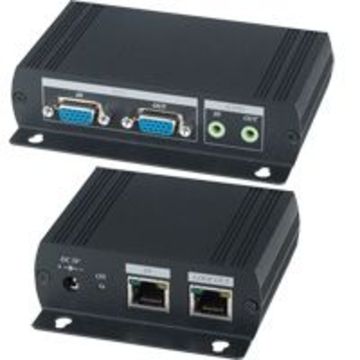 VE02AL 1進3出VGA及立體音頻網線傳輸分配擴大器-具串接功能﻿ 1 in 3 Out VGA & Stereo Audio CAT5 Extender Distribution Amplifier - Chainable Function