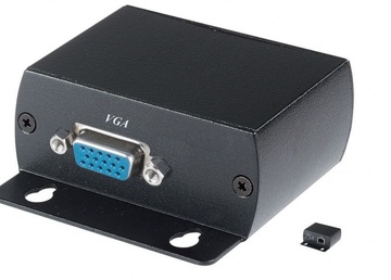 VE01H 有源高清VGA視頻雙絞線延長器﻿ Active Hi Resolution VGA CAT5 Extender﻿產品圖