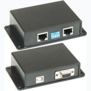 VKM02 VGA視頻、鍵盤、鼠標雙絞線延長器 VGA Keyboard Mouse CAT5 Extender- USB Interface at Local Unit產品圖