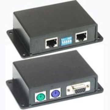 VKM01 VGA視頻、鍵盤、鼠標雙絞線延長器﻿ VGA Keyboard Mouse CAT5 Extender- PS/2 Interface