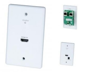 HW01E 嵌入式經濟型HDMI雙絞線延長器﻿ Wall Plate HDMI CAT5 Extender﻿產品圖