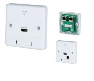 HW02E 嵌入式經濟型HDMI雙絞線延長器﻿﻿ Wall Plate HDMI CAT5 Extender﻿