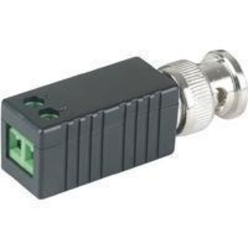 單路無源視頻雙絞線傳輸器﻿ MinI Video Transceiver BNC Male to screw terminal 10 piece/one box pacakge產品圖