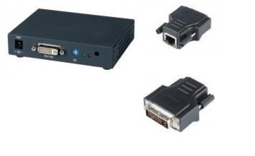 DVI視頻1進3出雙絞線延長分配器﻿ DVI CAT5 Extender 1 in 3 out﻿