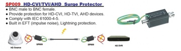SP009 HD-CVI/TVI/AHD Surge Protector﻿ 突波保護器﻿產品圖