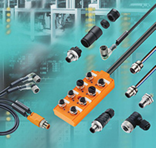 BELDEN, Lumberg-M12 Micro actuator/sensor distribution box, top-entry, 4-ports, 工業M12微型執行器/傳感器配電箱，頂部入口，4端口產品圖