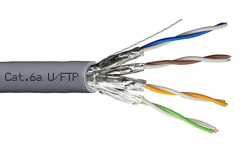 POWERMAX+ CAT6A U/FTP 23AWG PVC CABLE Cat-6A鋁箔隔離網路線產品圖