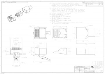 AMP(Tyco)-5-1375204-3 CAT6-UTP-RJ-45接頭