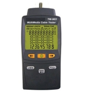 TM-903 Multimedia LAN cable Tester TM-903 網路線測試器產品圖