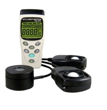 TM-208 _ Solar, UVA & Light Meter (3 in 1) TM-208 照明/太陽/紫外線 3合1測光儀產品圖