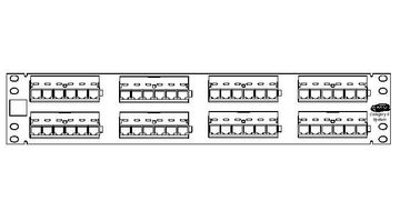 AMP(Tyco)-1375014-1 CAT6-UTP-24P 網路線跳線面板產品圖