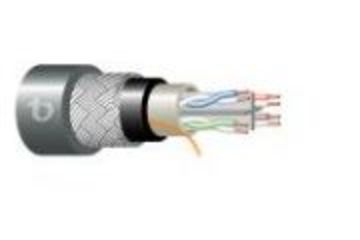 Teldor-750BZR4101 Giga-Star Cat. 6 4x2x23/1 AWG U/UTP SWA Outdoor LSZH CAT-6 室外可直埋耐燃低煙無鹵外被UTP 4對網路線產品圖