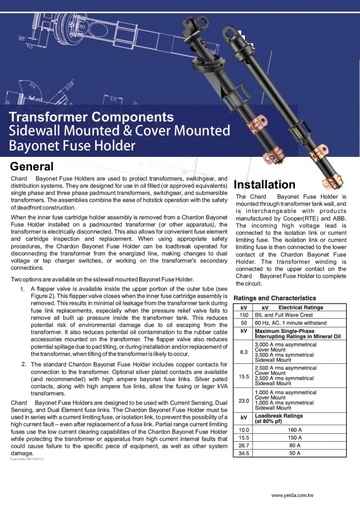 Sidewall Mounted Fuse Holder Assembly Cover Mounted Fuse Holder Assembly 變壓器 側壁安裝保險絲座組件