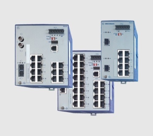 BELDEN, Hirschmann, Managed Industrial Ethernet DIN Rail Switches - RS20/30/40 Series 赫斯曼 網管型工業以太網DIN導軌交換器產品圖