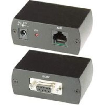 RS002E RS232控制信號雙絞線延長器﻿ RS232 CAT5 Extender