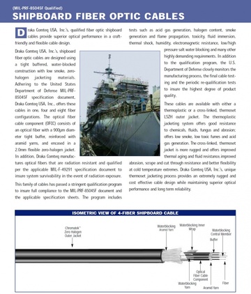 M85045 US Navy Shipboard Cable > MIL-PRF-85045 美國海事船舶軍規光纖電線