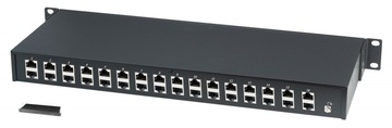 SP016P 16路POE以太網供電電湧保護器﻿ 16 Channel POE Surge Protector for POE Hub in 1U Rack Mounting Panel﻿產品圖