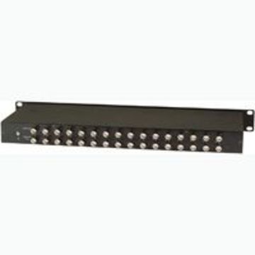 SP016C 同軸傳輸設備用19” 1U機架式防雷器﻿ Video Surge Protector for DVR in 1U Rack Mounting Panel