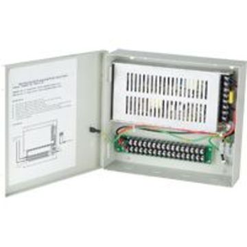 PW816S-12R 壁掛式8A DC 12V穩壓電源供應器 8 Amp 16 port DC12V Regulated Wall Mounting Power Supply