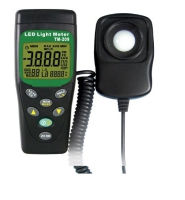 TM-209 LUX/FC LED Light Meter TM-209 LUX/FC LED照度錶產品圖