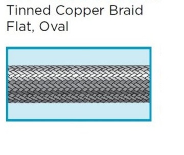 Yeida-Tin Copper Braid Flat 鍍錫編織銅帶(網線)產品圖