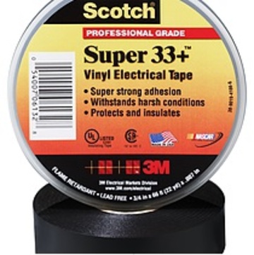 3M™ Super 33+ 電氣絕緣膠帶（Super 33+ Vinyl Electrical Tapes）產品圖