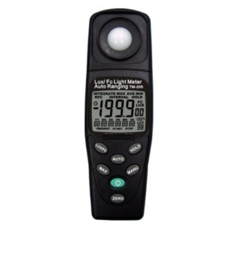 TM-205 Auto Ranging Light Meter TM-205 LUX/FC照度計