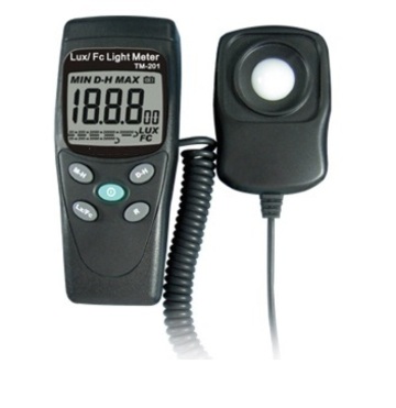 TM-202 LUX/FC Light Meter TM-201 LUX/FC照度錶產品圖