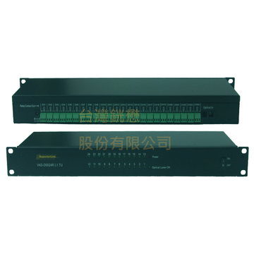 VAD-D0024R.L1 數位式24路單向接點訊號傳輸 光電轉換器產品圖