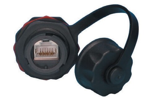 DuraMAX Cat.5e UTP Industrial Keystone Jack 工業級IP-67, RJ45, 網路線防水接頭