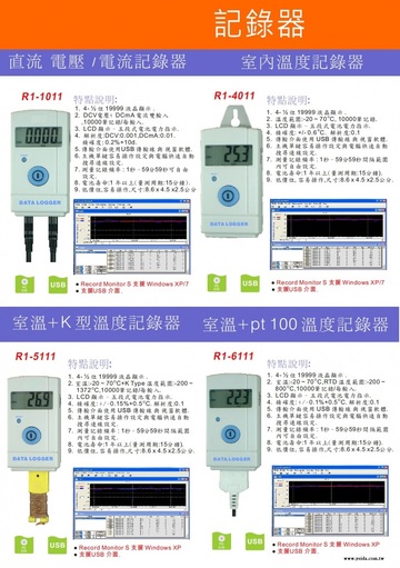 R1-4011 Temperature Data Logger(Recorder) 環境溫度記錄器產品圖