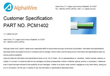 ALPHA-PCM1402 Awg 14x2C 600V 105度C UL - Boat Cable (BC-5W2) 船舶用電纜