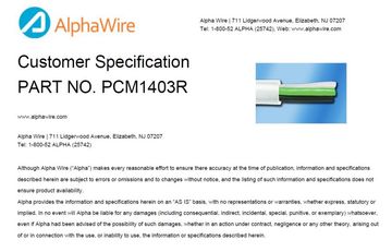 ALPHA-PCM1403R Awg 14x3C 600V 105度C UL - Boat Cable (BC-5W2) 船舶用電纜產品圖