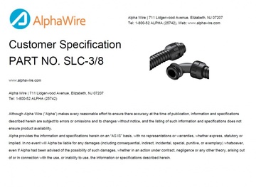 ALPHA-SLC-3/8 +125°C Liquid-Tight Nylon connector 耐热、耐油、耐磨性能 SLC or RLC管道