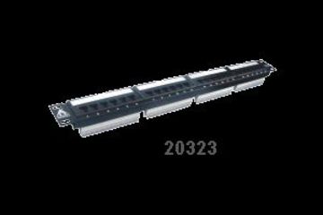 Hosiwell- 20323 Cat.6 19" 24 P Patch Panel 跳線面板 Standard Type