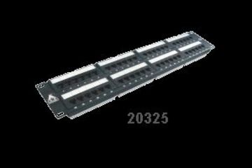 Hosiwell-20325 Cat.6 19" 48 P Patch Panel 跳線面板 Standard Type