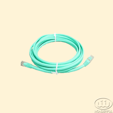 CAT.6 4對SSTP，銅網+各對鋁箔隔離+RJ45接頭，網路跳線 綠色產品圖