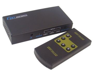 LENKENG-LKV331 3x1 HDMI Switch - HDMI 1.3 LKV331MINI HDMI切換器迷你版三進一出產品圖
