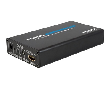 LENKENG-LKV363 AV/S端子转HDMI视频转换器 (AV to HDMI 1080P, Composite to HDMI, S-video to HDMI Converter)