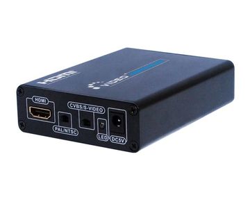 LENKENG-LKV381 HDMI to RCA Composite video and S-video Converter HDMI转AV/S端子高解析度视频转换器